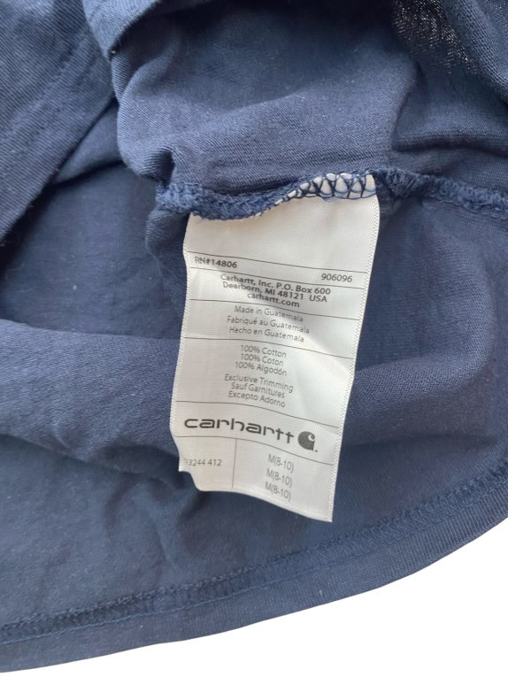 CARHARTT ΜΑΚΡΥΜΑΝΙΚΗ ΜΠΛΟΥΖΑ WORKWEAR ΣΚΟΥΡΟ ΜΠΛΕ UNISEX PRE OWNED M