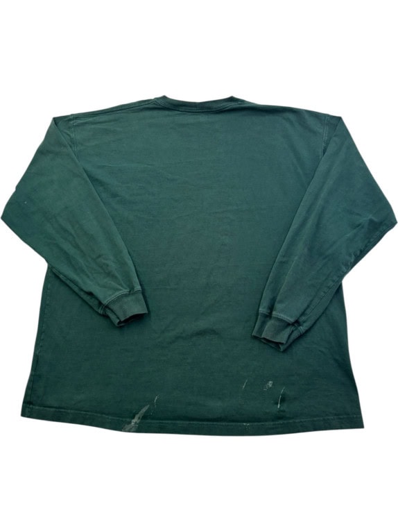 CARHARTT ΜΑΚΡΥΜΑΝΙΚΗ ΜΠΛΟΥΖΑ WORKWEAR ΣΚΟΥΡΟ ΠΡΑΣΙΝΟ ΑΝΤΡΙΚΟ PRE OWNED XL