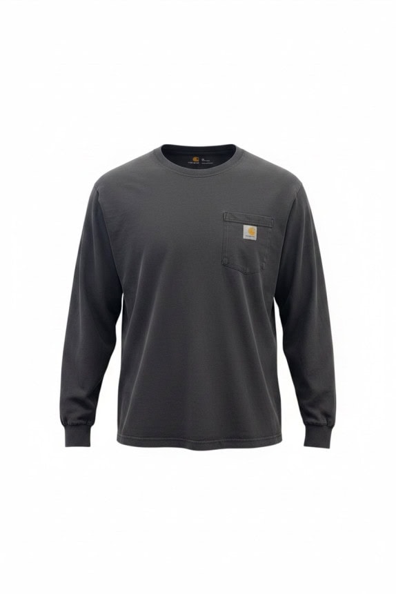 CARHARTT ΜΑΚΡΥΜΑΝΙΚΟ T SHIRT WORKWEAR FADED BLACK ΑΝΤΡΙΚΟ PRE OWNED XL