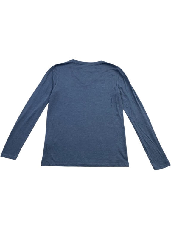 Carhartt T-shirt blu a maniche lunghe relaxed fit da uomo M