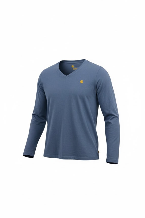 Carhartt Blue Long Sleeve T-Shirt Relaxed Fit Men’s M