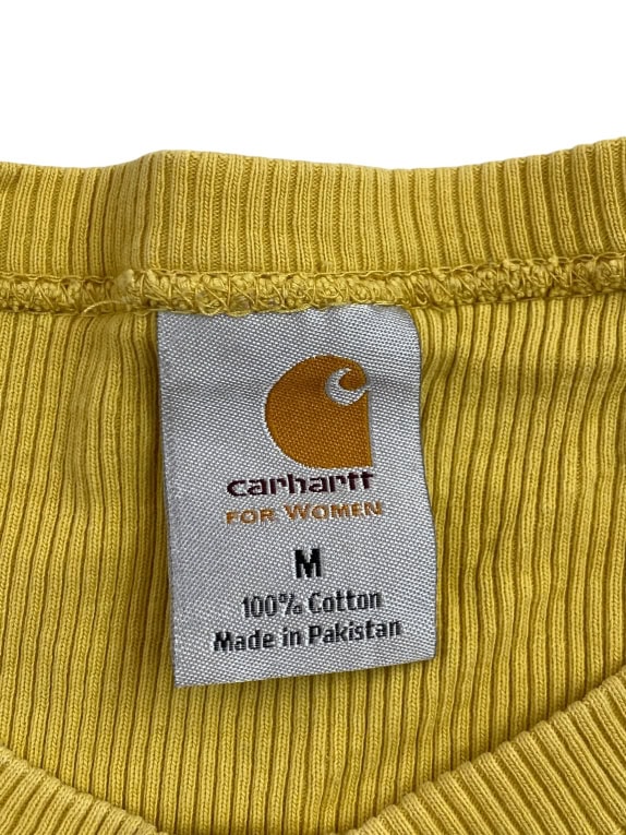 CARHARTT ΜΠΛΟΥΖΑ ΜΑΚΡΥΜΑΝΙΚΗ HENLEY RIBBED ΚΙΤΡΙΝΗ ΓΥΝΑΙΚΕΙΑ M