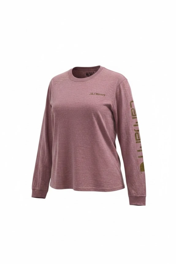 CARHARTT ΜΠΛΟΥΖΑ ΜΑΚΡΥΜΑΝΙΚΗ LOGO SPELLOUT ΜΟΒ UNISEX S