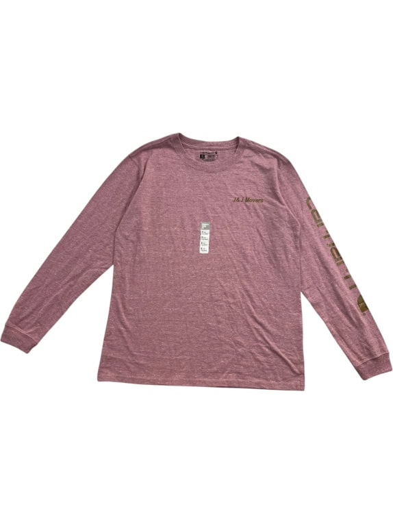 CARHARTT ΜΠΛΟΥΖΑ ΜΑΚΡΥΜΑΝΙΚΗ LOGO SPELLOUT ΜΟΒ UNISEX S