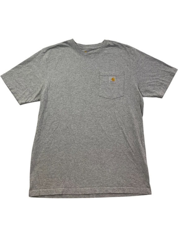 CARHARTT ΜΠΛΟΥΖΑ ΜΕ ΤΣΕΠΗ WORKWEAR ΓΚΡΙ ΜΕΛΑΝΖΕ ΑΝΤΡΙΚΟ PRE OWNED M