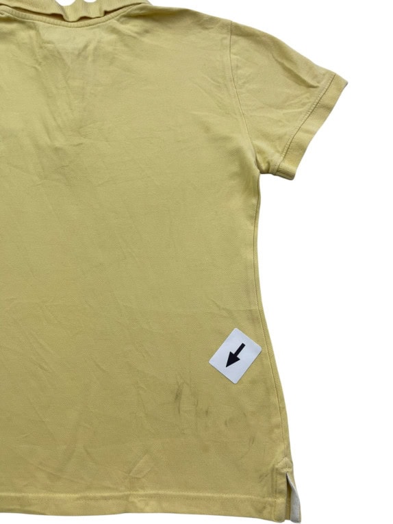 CARHARTT ΜΠΛΟΥΖΑ POLO ΚΕΝΤΗΜΕΝΗ ΑΝΟΙΧΤΟ ΚΙΤΡΙΝΟ ΓΥΝΑΙΚΕΙΟ PRE OWNED S