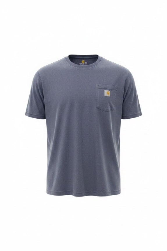 CARHARTT ΜΠΛΟΥΖΑ WASHED ΜΠΛΕ ΓΚΡΙ ΑΝΤΡΙΚΟ PRE OWNED XXL