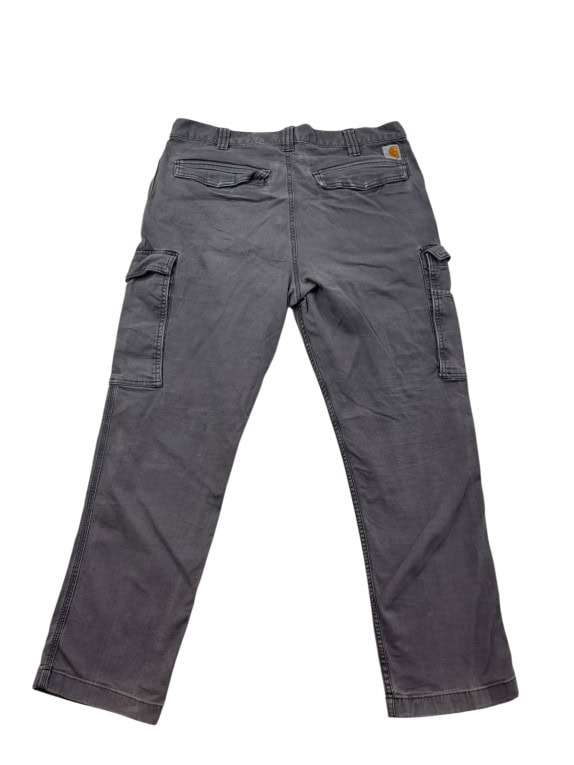 CARHARTT ΠΑΝΤΕΛΟΝΙ CARGO WORKWEAR FADED CHARCOAL ΑΝΤΡΙΚΟ PRE OWNED L
