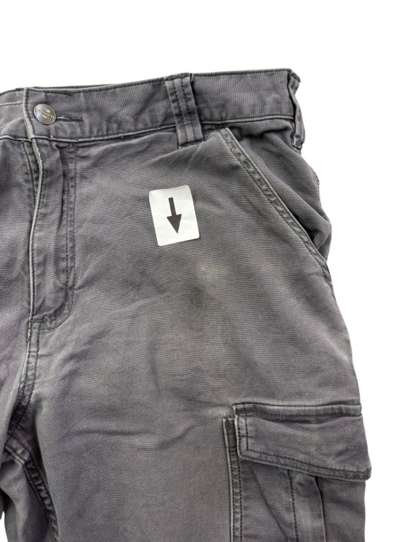 CARHARTT ΠΑΝΤΕΛΟΝΙ CARGO WORKWEAR FADED CHARCOAL ΑΝΤΡΙΚΟ PRE OWNED L