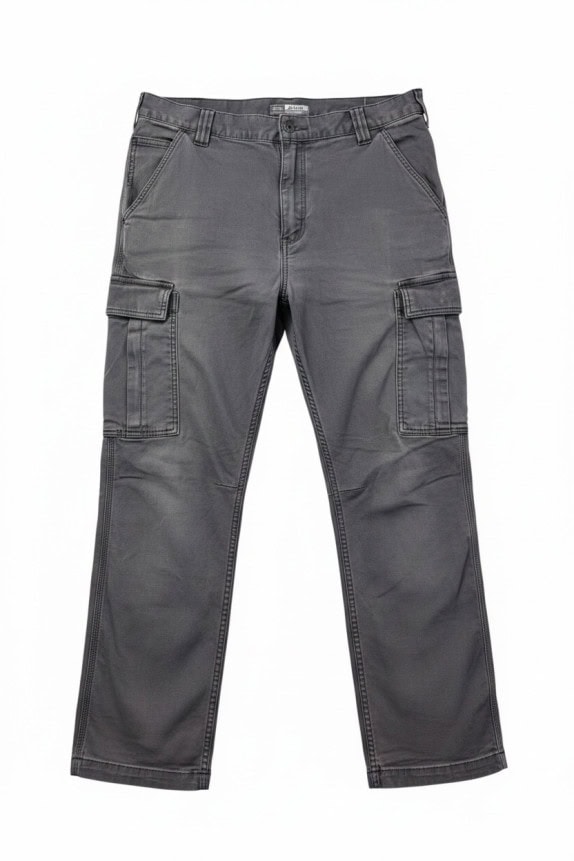 CARHARTT ΠΑΝΤΕΛΟΝΙ CARGO WORKWEAR FADED CHARCOAL ΑΝΤΡΙΚΟ PRE OWNED L