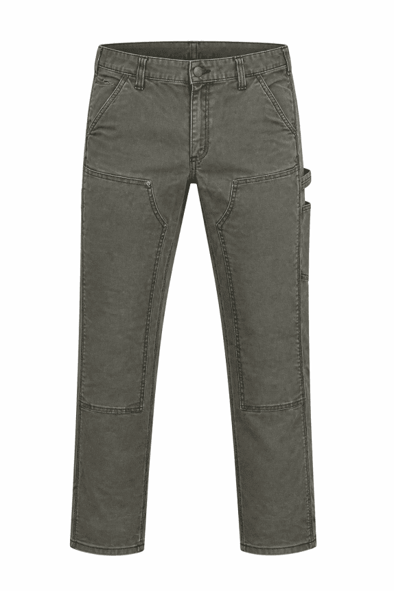 CARHARTT ΠΑΝΤΕΛΟΝΙ CARGO WORKWEAR ΓΚΡΙ ΑΝΤΡΙΚΟ PRE OWNED L