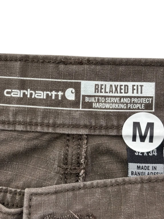 CARHARTT PANTALONI CARGO WORKWEAR MARRONE UOMO PRE OWNED M