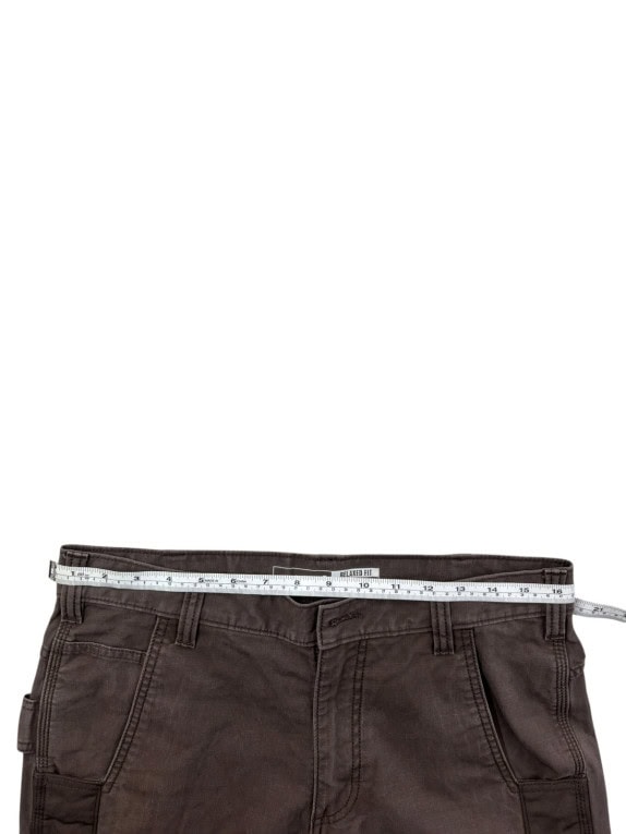 CARHARTT PANTALONI CARGO WORKWEAR MARRONE UOMO PRE OWNED M