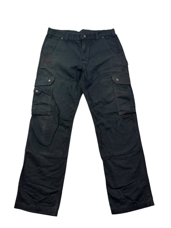 CARHARTT PANTALONI CARGO WORKWEAR NERO UOMO PRE OWNED XL