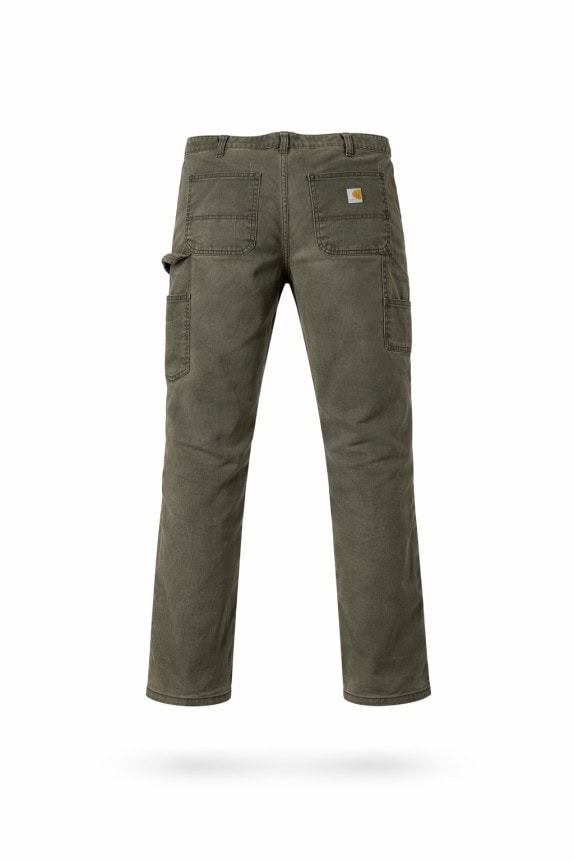 CARHARTT CARGO PANTS WORKWEAR OLIVE MEN PRE OWNED L