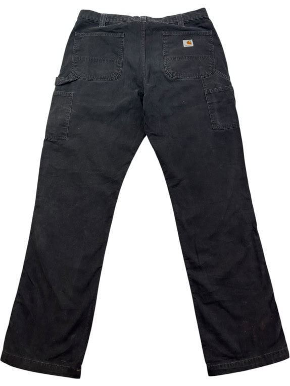CARHARTT ΠΑΝΤΕΛΟΝΙ CARPENTER WORKWEAR FADED BLACK ΑΝΤΡΙΚΟ PRE OWNED XL