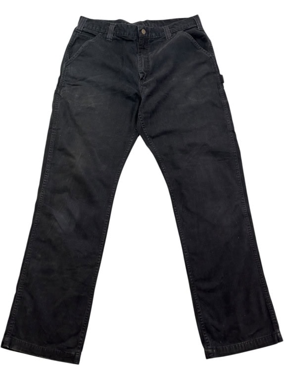 CARHARTT ΠΑΝΤΕΛΟΝΙ CARPENTER WORKWEAR FADED BLACK ΑΝΤΡΙΚΟ PRE OWNED XL
