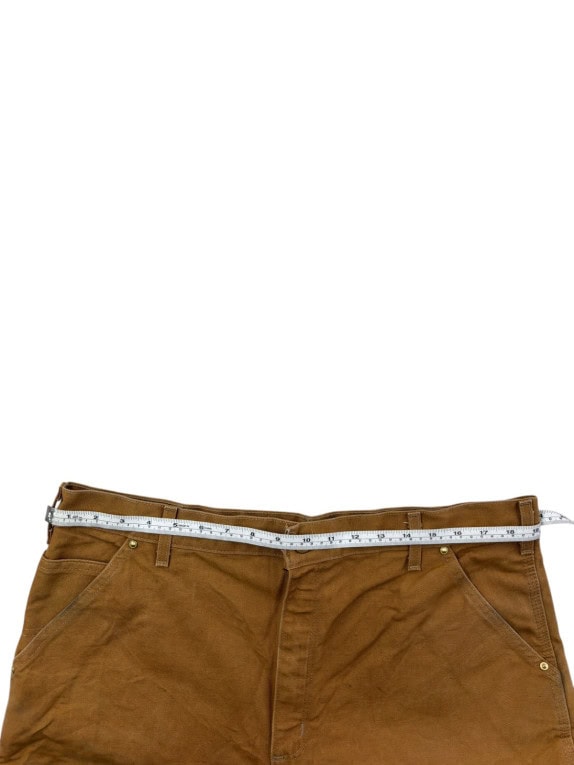 CARHARTT PANTALONI CARPENTER WORKWEAR MARRONE UOMO PRE OWNED XL