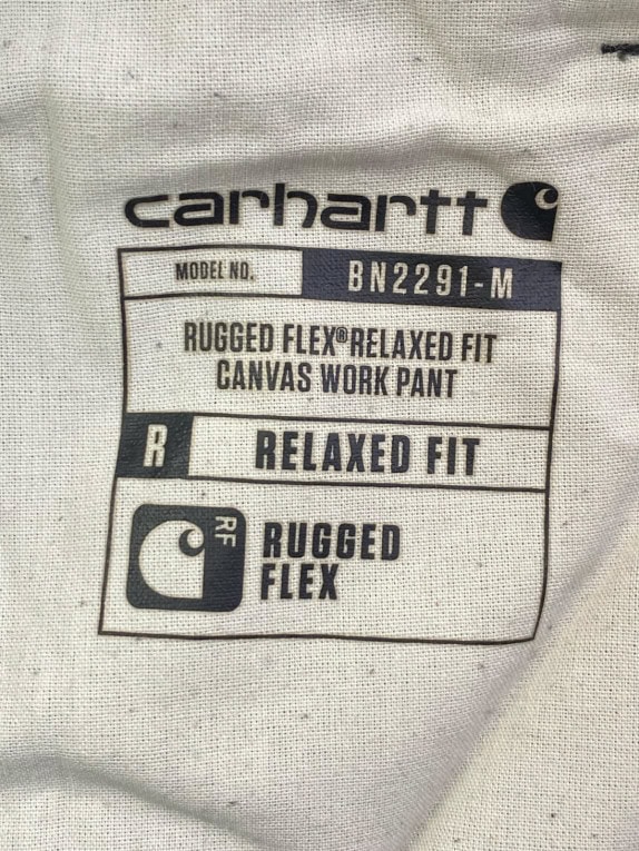 CARHARTT CARPENTER PANTS WORKWEAR BLACK MENS PRE OWNED L