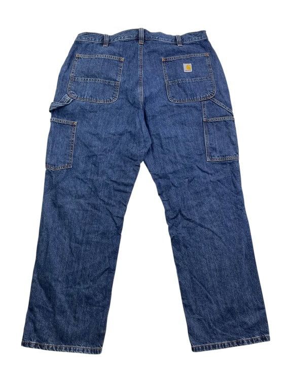 CARHARTT ΠΑΝΤΕΛΟΝΙ JEANS LOOSE FIT LOGO ΜΠΛΕ UNISEX XXL