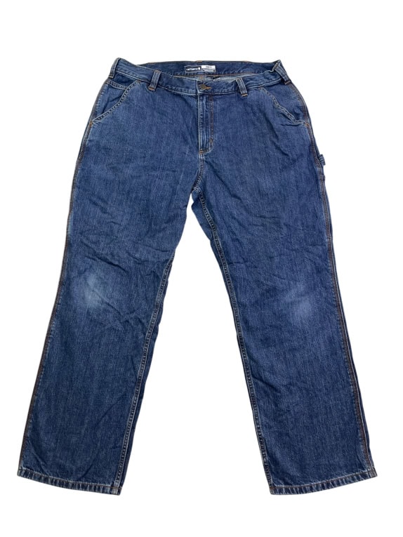 CARHARTT ΠΑΝΤΕΛΟΝΙ JEANS LOOSE FIT LOGO ΜΠΛΕ UNISEX XXL