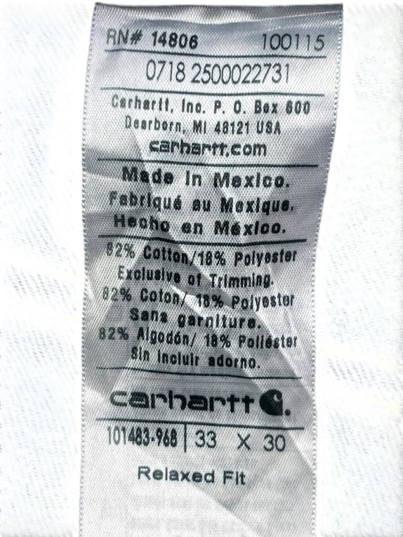 CARHARTT RELAXED FIT JEANS BLUE UNISEX L