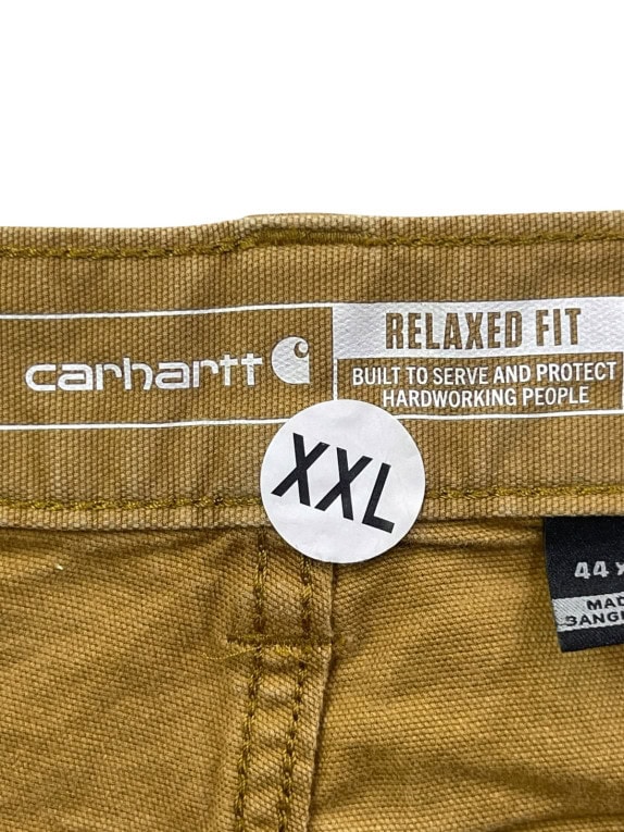 CARHARTT PANTS RELAXED FIT BROWN MEN PRE OWNED XXL