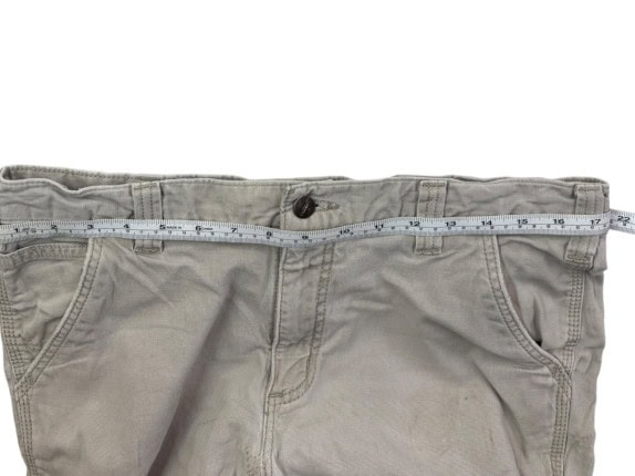 CARHARTT WORKWEAR PANTS STONE GREY MENS PRE OWNED L