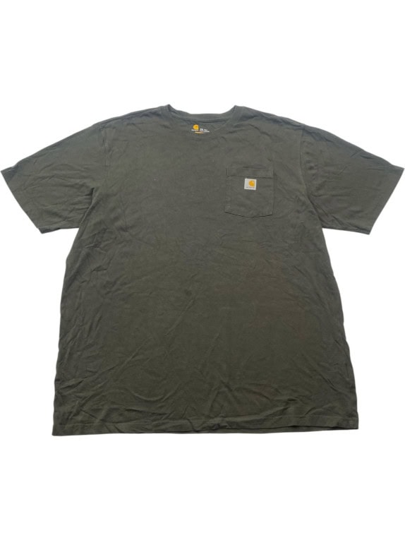 CARHARTT POCKET T SHIRT WORKWEAR OLIVE ΑΝΤΡΙΚΟ PRE OWNED XXL