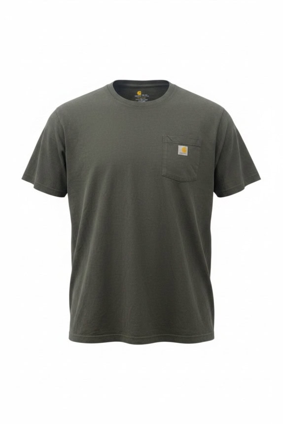 CARHARTT POCKET T SHIRT WORKWEAR OLIVE ΑΝΤΡΙΚΟ PRE OWNED XXL