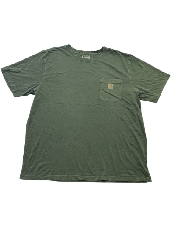 CARHARTT POCKET T SHIRT WORKWEAR OLIVE ΑΝΤΡΙΚΟ PRE OWNED XXL