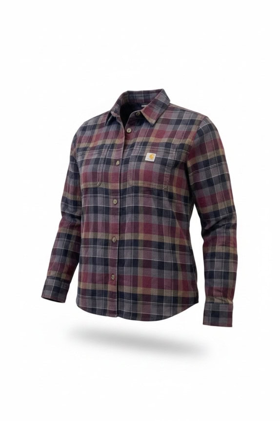 CARHARTT ΠΟΥΚΑΜΙΣΟ FLANNEL PLAID ΜΠΟΡΝΤΟ ΑΝΤΡΙΚΟ PRE OWNED M