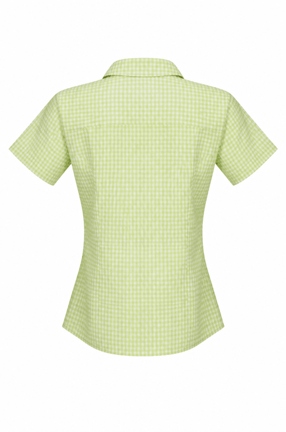 CARHARTT SHIRT GINGHAM GREEN WOMEN PRE OWNED M