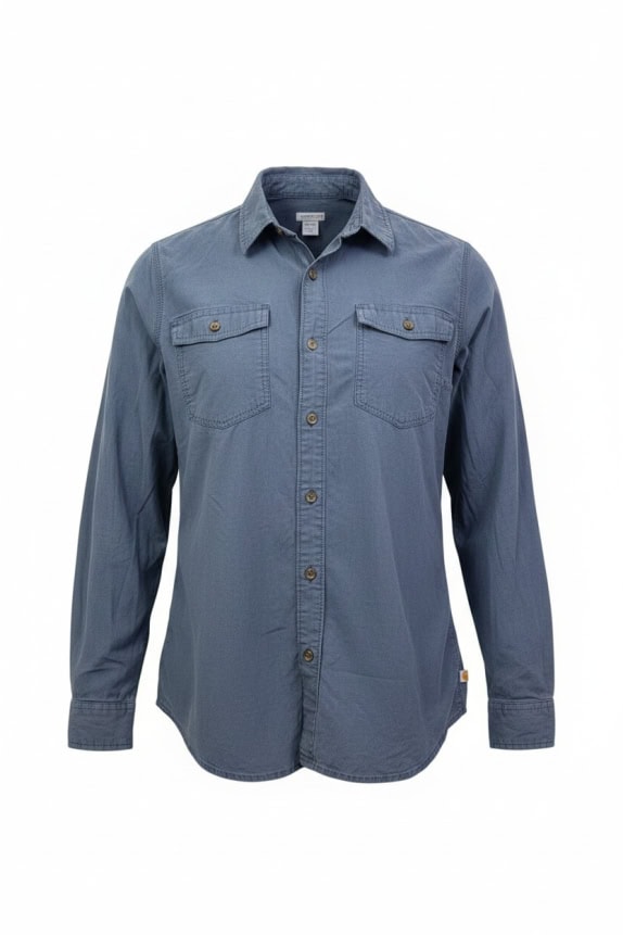 CARHARTT ΠΟΥΚΑΜΙΣΟ VINTAGE ΜΠΛΕ UNISEX L pre-owned