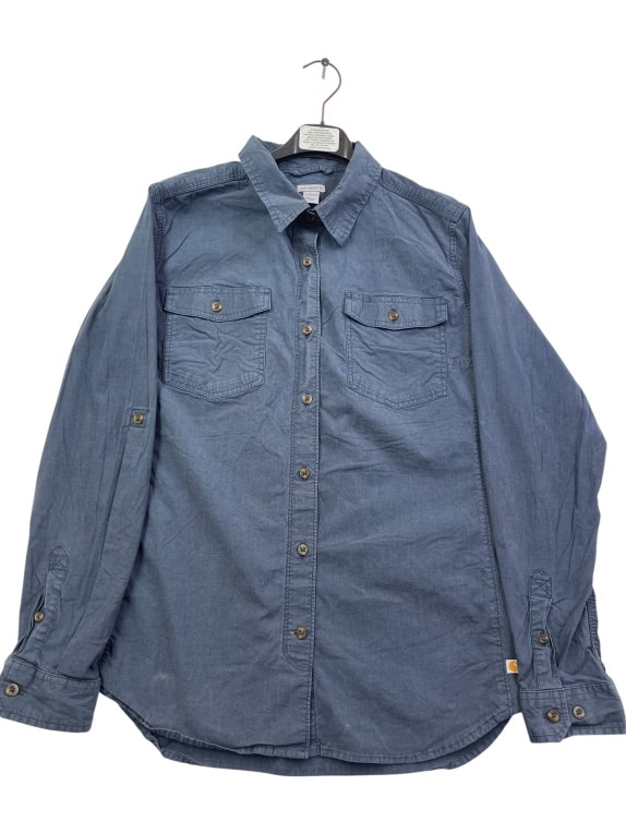 CARHARTT CAMICIA VINTAGE BLU UNISEX L usato