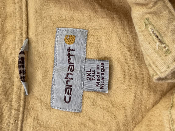 CARHARTT ΠΟΥΚΑΜΙΣΟ WORKWEAR ΜΠΕΖ ΑΝΤΡΙΚΟ PRE OWNED XL