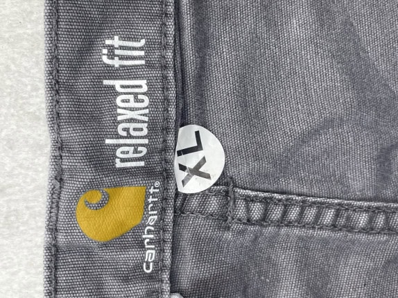CARHARTT ΣΟΡΤΣ CARGO WORKWEAR ΓΚΡΙ ΑΝΤΡΙΚΟ PRE OWNED XL