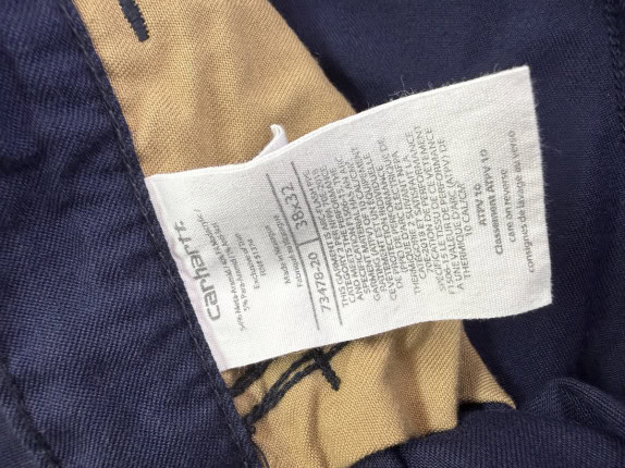 CARHARTT CARGO SHORTS WORKWEAR NAVY MEN PRE OWNED XL