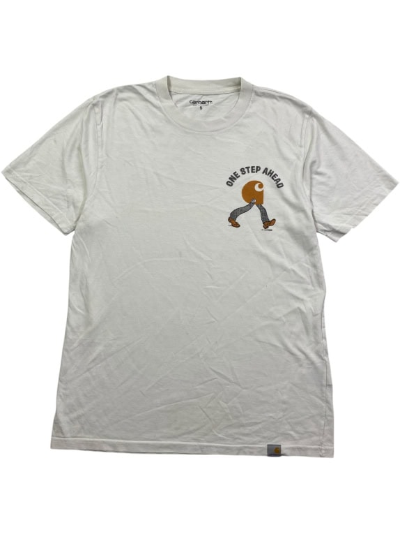 Carhartt T-Shirt casual con logo grafico bianco da uomo Small