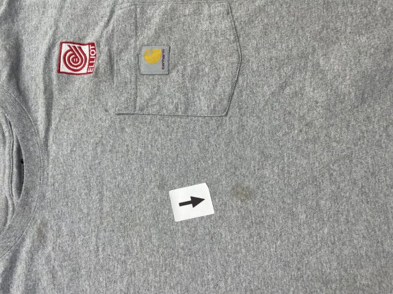CARHARTT GRAPHIC T SHIRT GREY MEN PRE OWNED 3XL