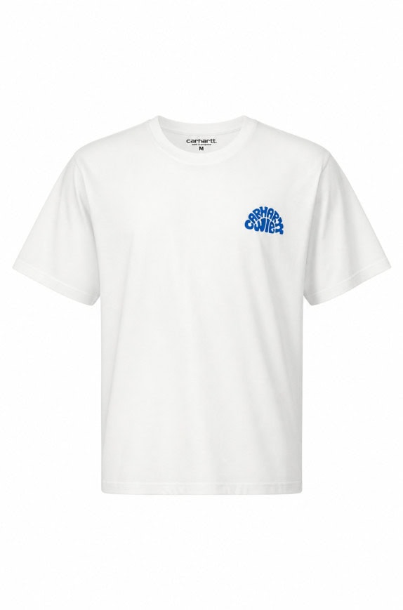 CARHARTT T SHIRT GRAPHIC OFF WHITE MEN PRE OWNED M