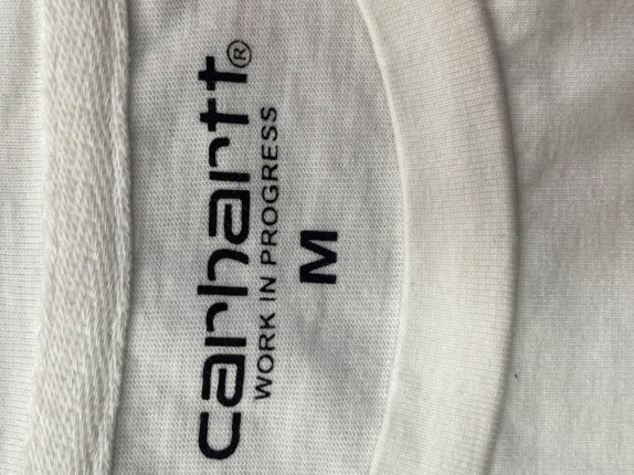 CARHARTT T SHIRT GRAPHIC OFF WHITE MEN PRE OWNED M