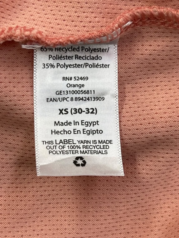 Carhartt T-Shirt Logo Print Πορτοκαλί Unisex S