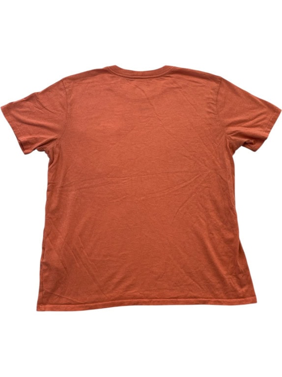 CARHARTT T SHIRT CON TASCA WORKWEAR ARANCIO RUGGINE UOMO PRE OWNED L