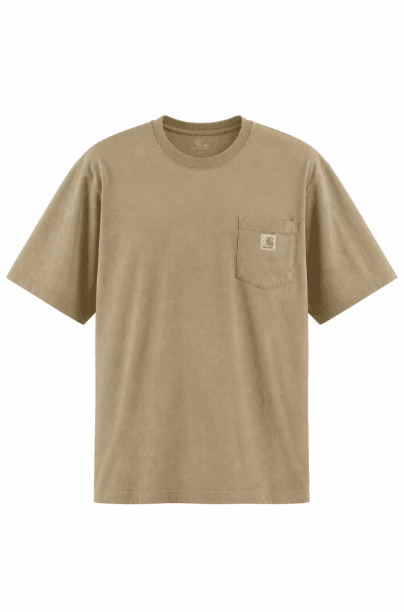 CARHARTT T SHIRT MINIMAL BEIGE MENS PRE OWNED 2XL