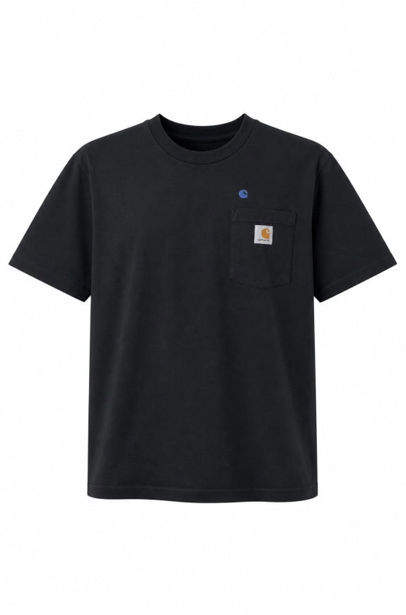 CARHARTT T SHIRT MINIMAL NERO UOMO PRE OWNED XXL