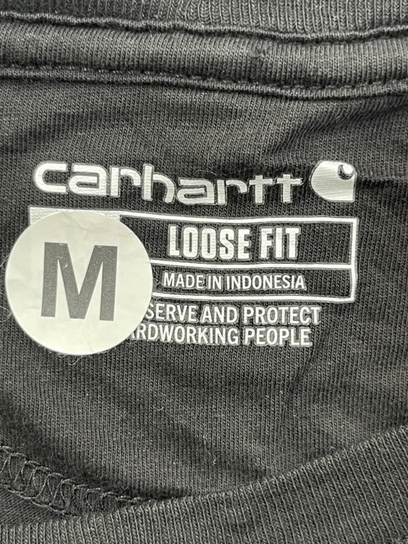 CARHARTT T SHIRT MINIMAL NERO UOMO PRE OWNED M