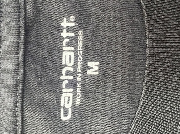 CARHARTT T SHIRT MINIMAL ΜΑΥΡΟ ΑΝΤΡΙΚΟ PRE OWNED M