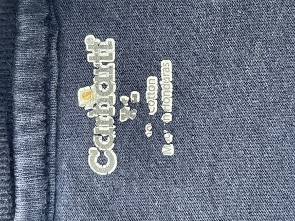 CARHARTT T SHIRT MINIMAL NAVY ΑΝΤΡΙΚΟ PRE OWNED XL