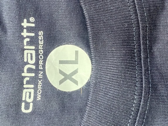 CARHARTT T SHIRT ΜΙΝΙΜΑΛ NAVY ΑΝΤΡΙΚΟ PRE OWNED XL